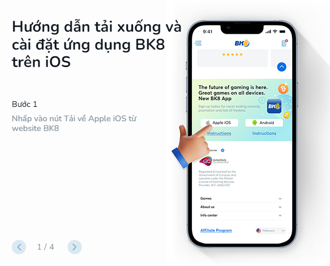 tai app bk8 buoc 1